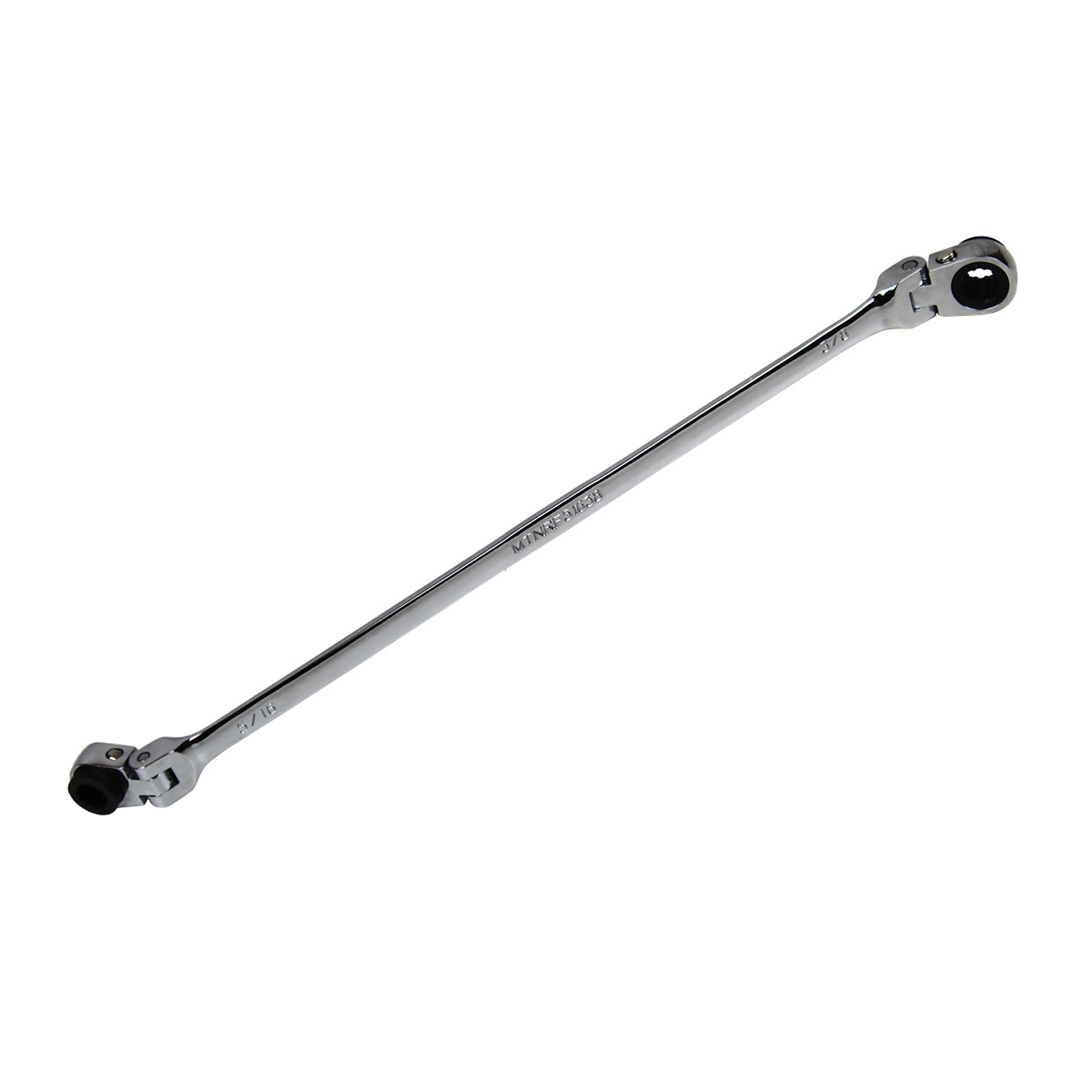 Mountain Ratchet Double Box Flex Wrench — 5/16in. x 3/8in., 90-Tooth Design, Model# MTNRF51638